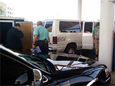 Here we are loading passengers at the Port